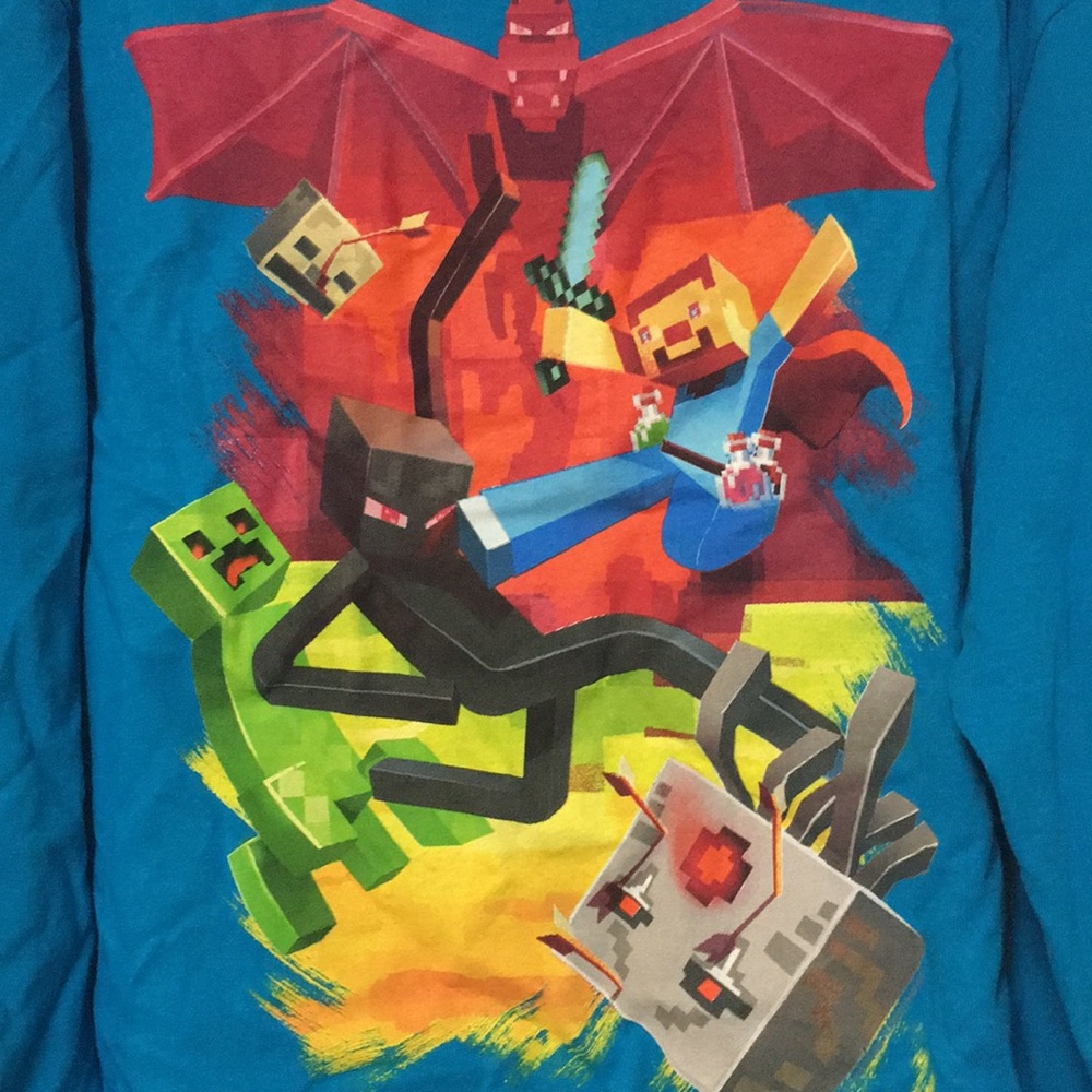 Minecraft long sleeve shirt - Picture 5 of 5